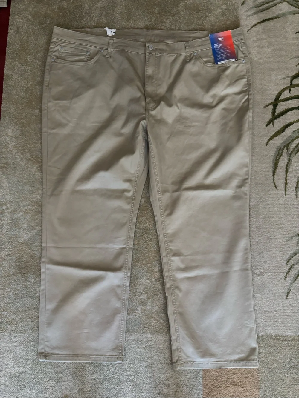 Levi’s 541 Athletic Taper Pants Men’s 50x30 Khaki Tan Stretch NWT Big Tall